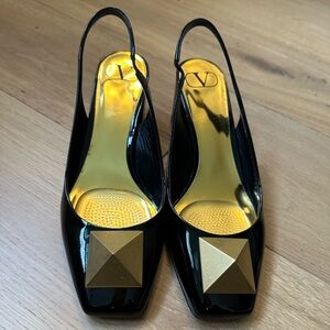 Valentino Rockstud Slingback Pumps